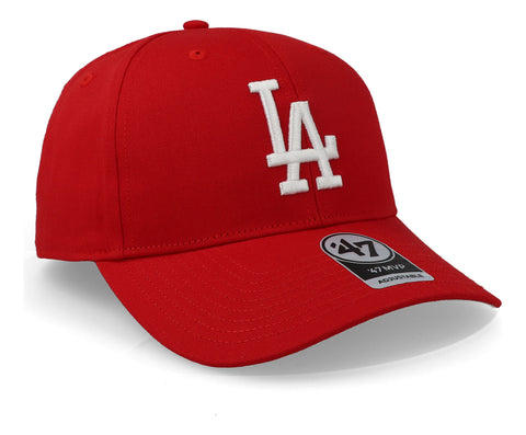 Gorra '47 MLB Dodgers Raised Basic MVP Rojo Unitalla