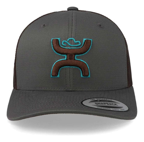 Gorra Hooey Sterling 2306t 6 Panel Mid Profile Gris Unitalla