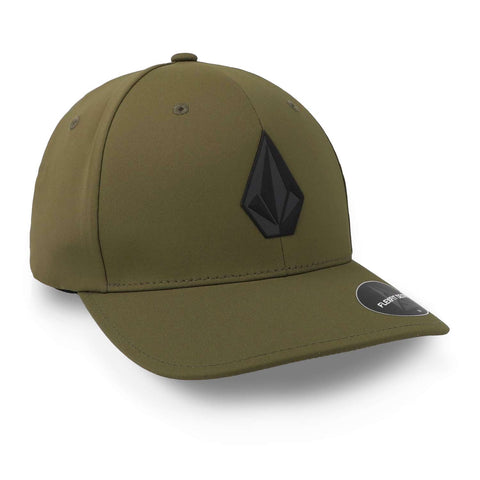 Gorra Volcom D5512319 Stone Tech Delta Olivo Cerrada