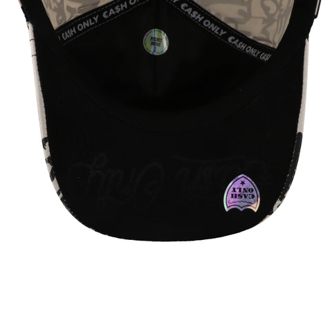 Gorra Cash Only Cross Graffiti Curve 1042 Blanco Unitalla