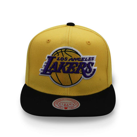 Gorra Mitchell & Ness NBA Core Basic Lakers Amarillo Uni