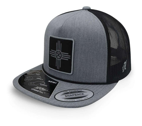 Gorra Hooey 2233t-gybk Zia Patch 5 Panel Trucker Gris Unital