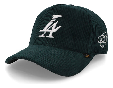 Gorra Reference Paradise La Corduroy Emerald Ref474 Verde Un