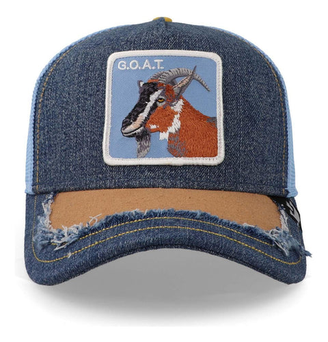 Gorra Goorin Bros 101-1281 Silky Goat Denim Azul Mezclilla U