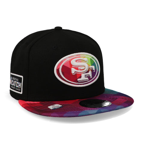 Gorra New Era 9 Fifty NFL 49ers Crucial Catch 23 Negro Unitalla
