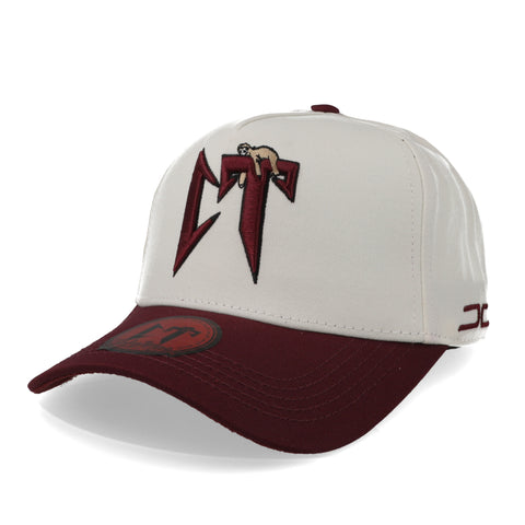 Gorra JC Hats Natanael Cano Bone Burgandy Unitalla