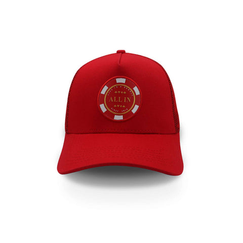 Gorra All In Pilot Trucker Rojo Unitalla