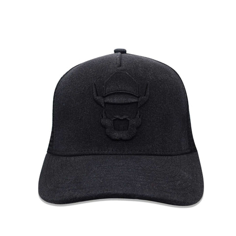 Gorra Barba Norteña Ganadero Onix Negro Unitalla