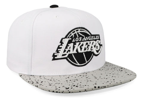 Gorra Mitchell & Ness Nba Cement Top Lakers Los Ángeles Gris
