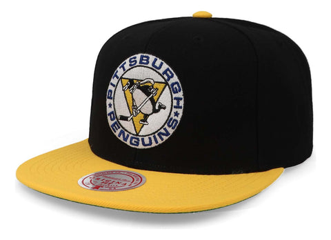 Gorra Mitchell & Ness Nhl Team 2 Tone 2.0 Penguins Amarillo