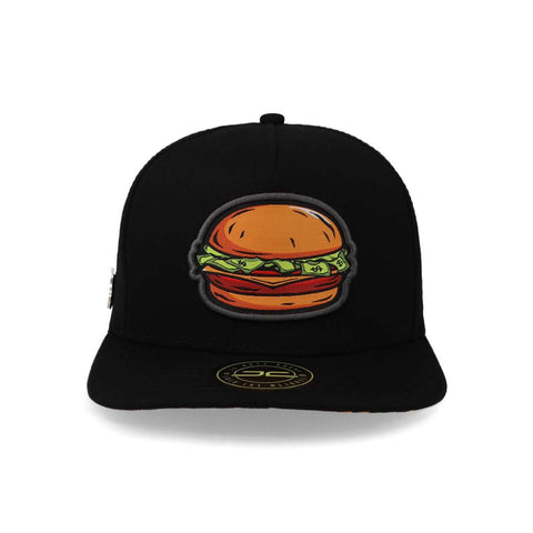 Gorra Jc Hats Modelo 1388 Burgers Negro Unitalla