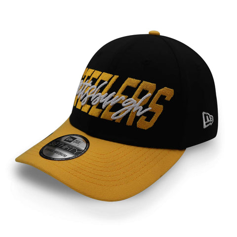 Gorra New Era 39 Thirty NFL Steelers Draft 22 Negro Cerrada
