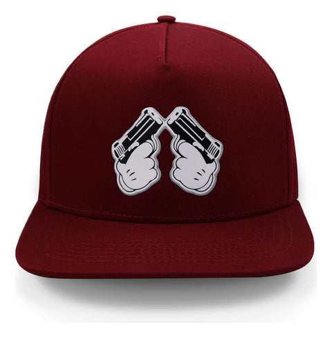 Gorra GC Brothers Hand Guns Guinda Unitalla