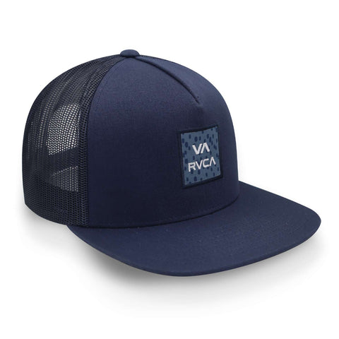 Gorra Rvca ATW Print Trucker Azul Marino Unitalla