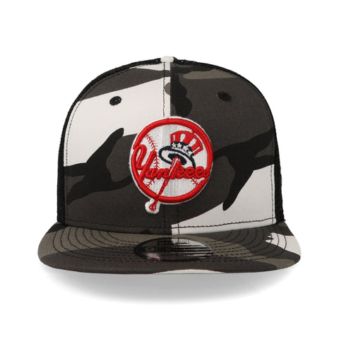Gorra New Era 9 Fifty MLB Yankees Camo E3 Café Unitalla
