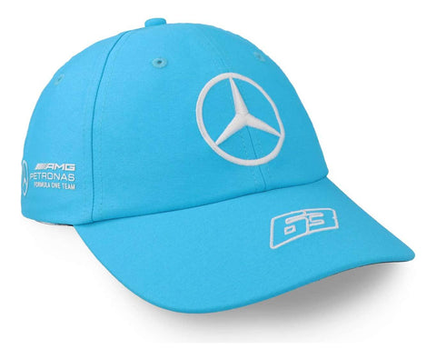 Gorra Mercedes Benz Russell Driver Azul Cielo Unitalla