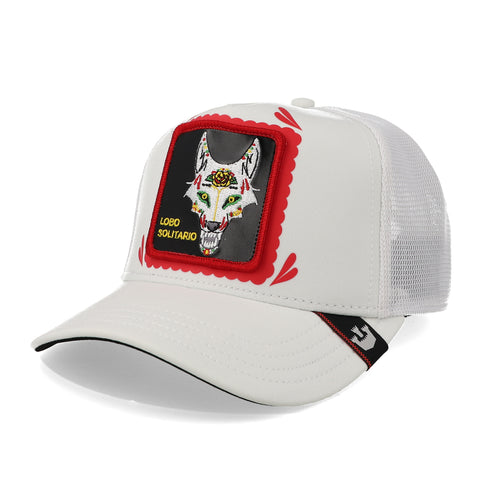 Gorra Goorin Bros 101-1348 Día del Lobo White Unitalla