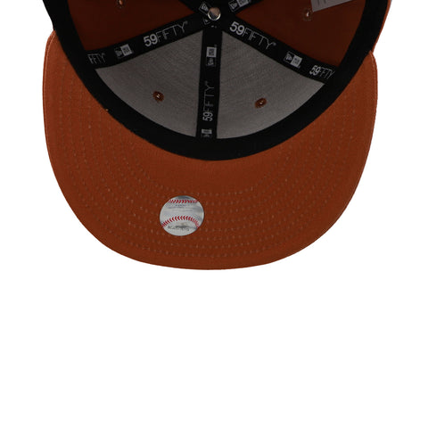 Gorra New Era 59 Fifty MLB Yankees League Essential Marrón Cerrado