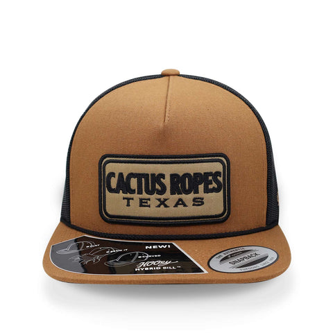 Gorra Hooey Cactus Ropes 5 Panel Trucker Cafe Unitalla