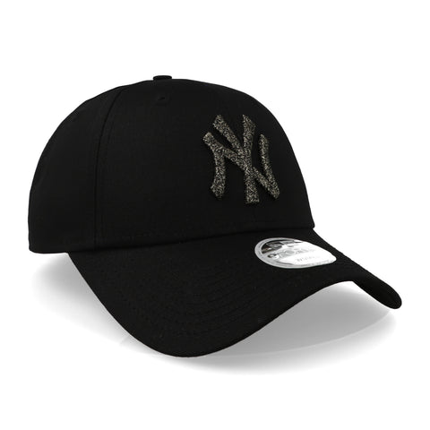 Gorra New Era 9 Forty MLB Yankees Wmns Metallic Logo Negro Unitalla