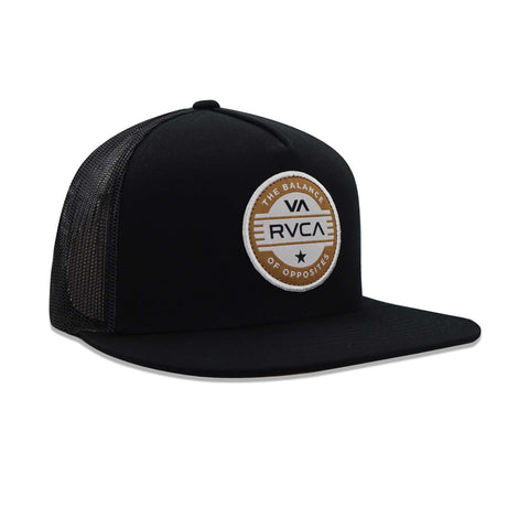 Gorra RVCA Trucker Interestate Negro Unitalla