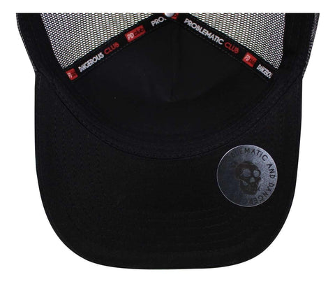 Gorra Problematic Chiquete Good Things Trucker Negro