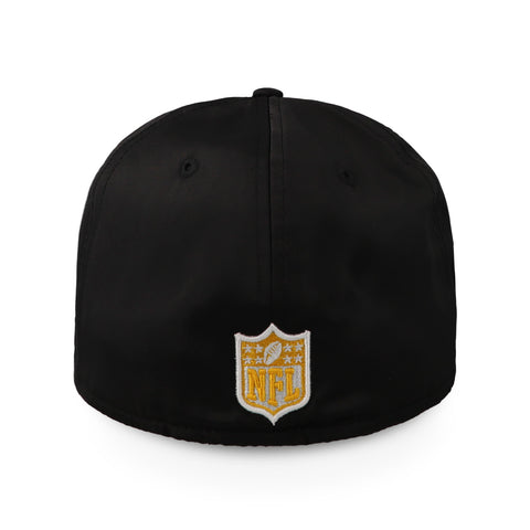 Gorra New Era 59 Fifty NFL Steelers Satin E3 Negro Cerrada