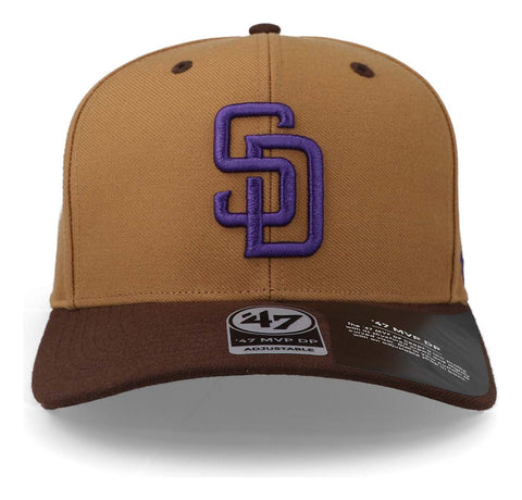 Gorra '47 MLB Padres Replica Cold Zone MVP DP Camel Unitalla