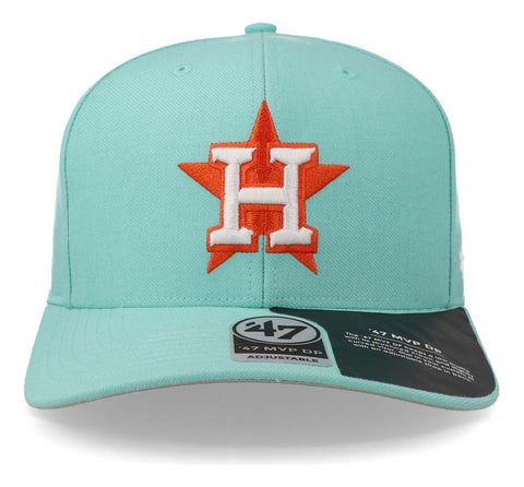 Gorra '47 MLB Astros No Shot MVP Turquesa Unitalla