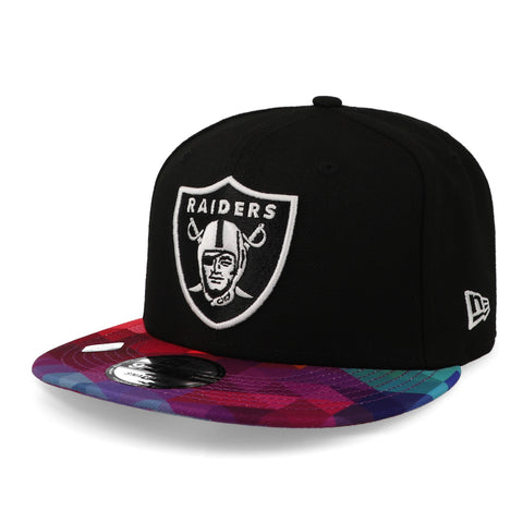 Gorra New Era 9 Fifty NFL Raiders Crucial Catch 23 Negro Unitalla