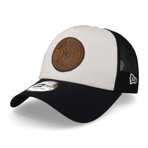 Gorra New Era 9 Forty MLB Yankees Team Patch Trucker Negro