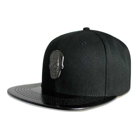 Gorra Malandro Snapback Chrome Negro/Negro Unitalla