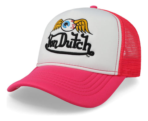 Gorra Von Dutch New Pink Flying Eyeball With Logo Rosa Unita