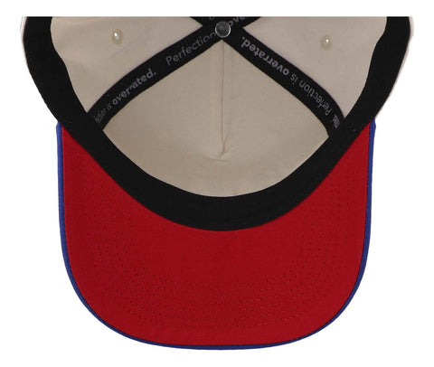 Gorra This Is Overrated (ouch) Beige Unitalla