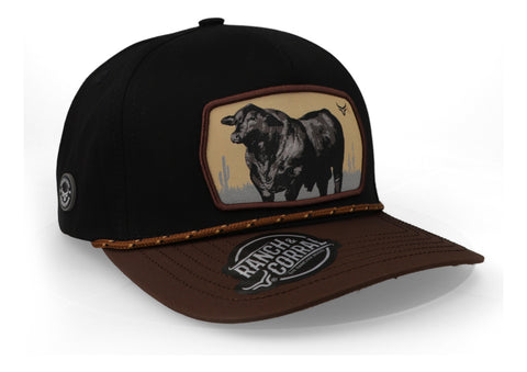 Gorra Ranch & Corral Ganadera 36 Rcg36 Negro/café Unitalla