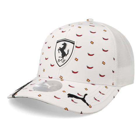 Gorra Ferrari Puma SF RP SE Sainz Blanco Unitalla