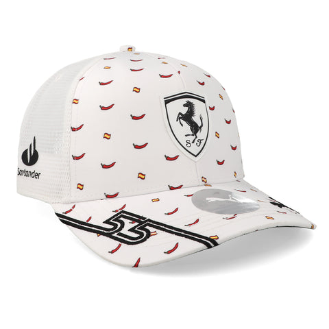 Gorra Ferrari Puma SF RP SE Sainz Blanco Unitalla