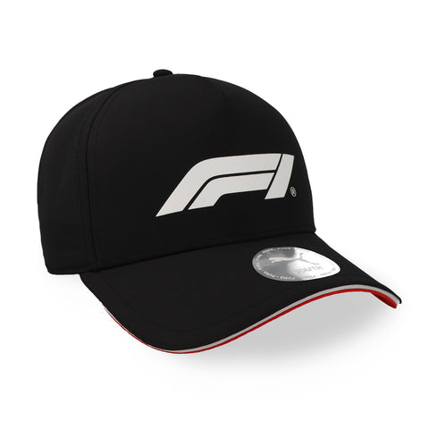 Gorra Stiched F1 Puma Negro Ajustable Para Niños