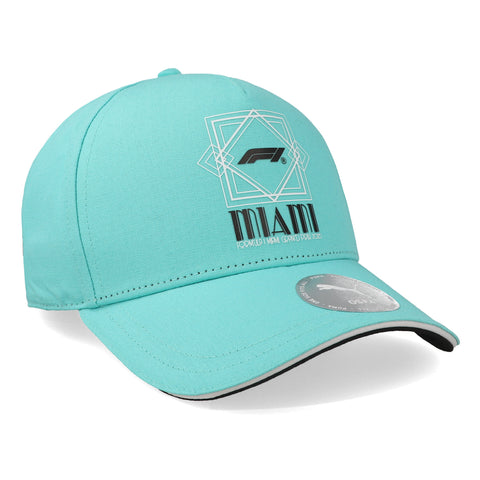 Gorra F1 FW Miami SE Aqua Unitalla