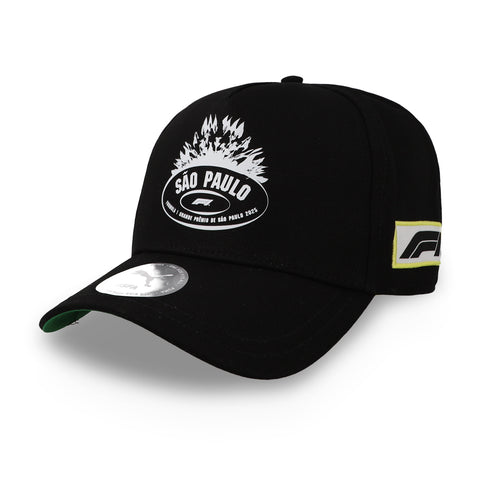 Gorra Stichd F1 Brazil SE Puma Negro Unitalla