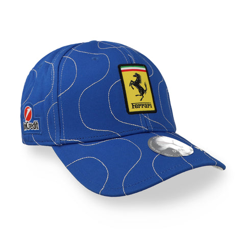 Gorra Stichd F1 Ferrari Monza BB Azul Unitalla
