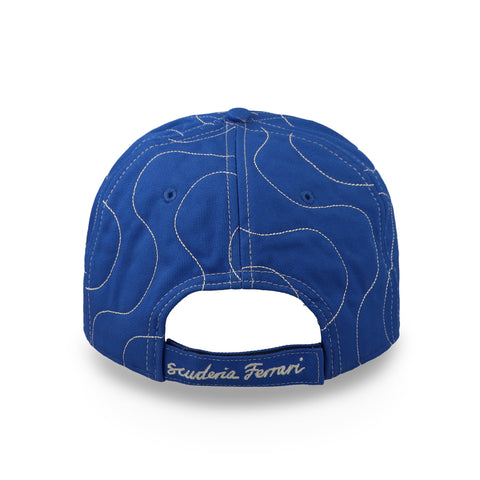 Gorra Stichd F1 Ferrari Monza BB Azul Unitalla