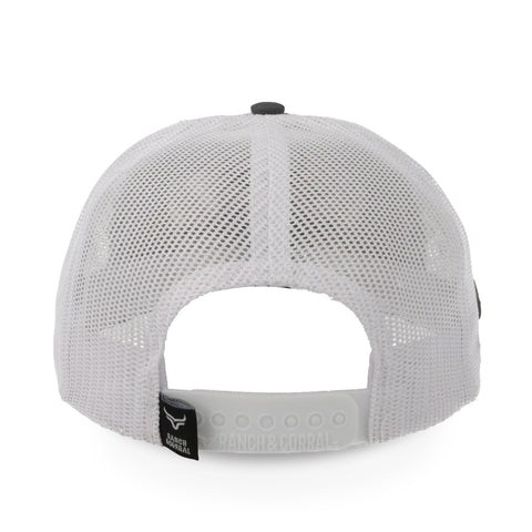 Gorra Ranch & Corral Dog Breeds Aussie Gris/Café Unitalla