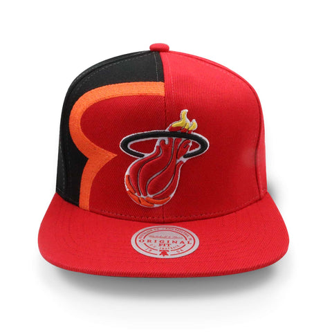Gorra Mitchell & Ness NBA Retroline Heat Rojo Unitalla