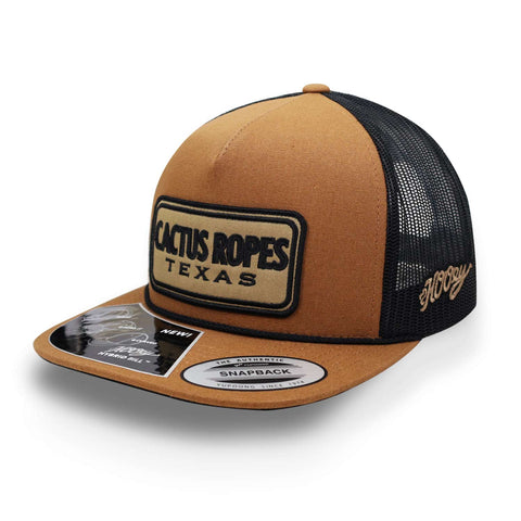 Gorra Hooey Cactus Ropes 5 Panel Trucker Cafe Unitalla