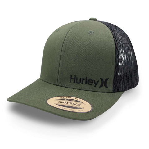 Gorra Hurley Corp Staple Trucker Hnhm0006 Negro Unitalla