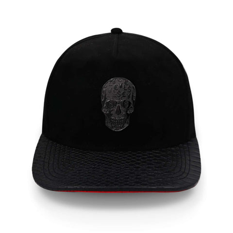 Gorra Cash Only Skull Snake Snap Negro Unitalla