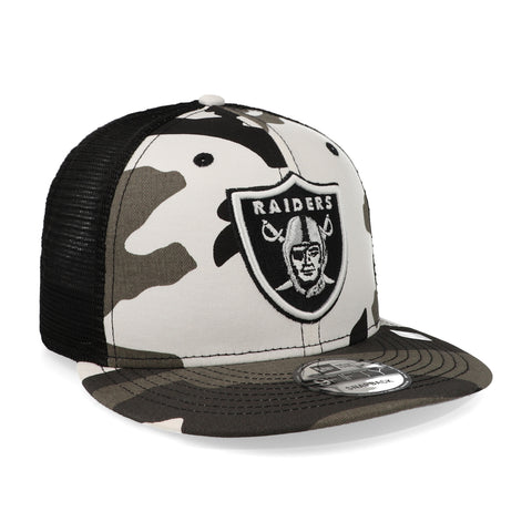 Gorra New Era 9 Fifty NFL Raiders Camo E3 Negro Unitalla