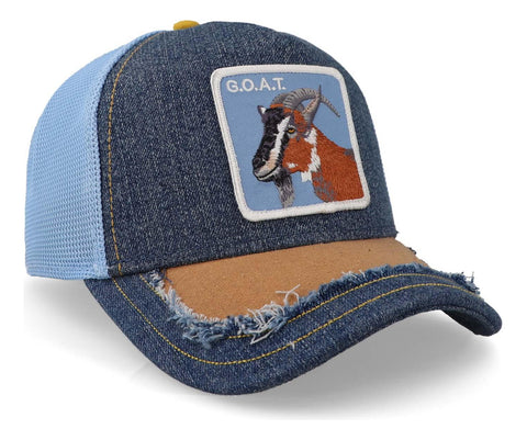 Gorra Goorin Bros 101-1281 Silky Goat Denim Azul Mezclilla U