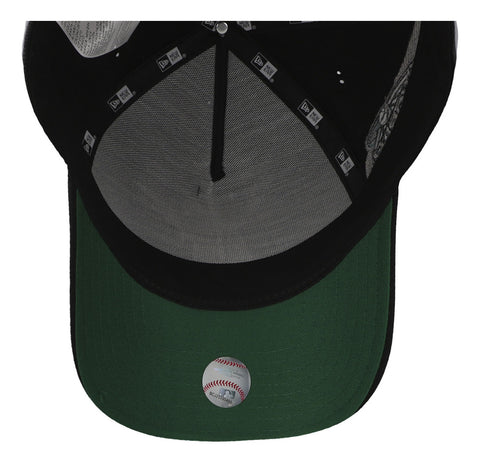 Gorra New Era 9 Forty MLB Marlins Patch Ef Negro Unitalla